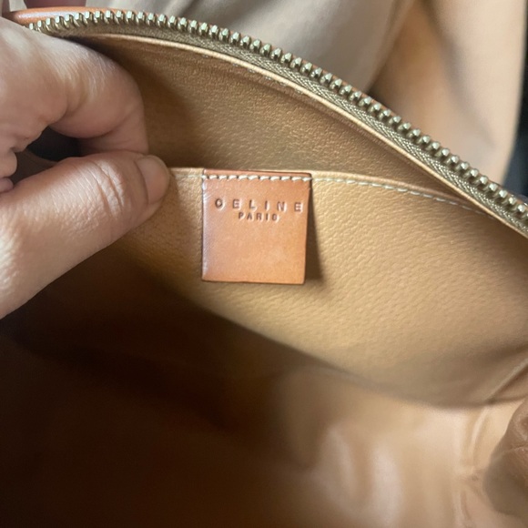 Authentic vintage CELINE LEATGER CLUTCH crossbody BAG MC98/1 (A2041) - Picture 12 of 14